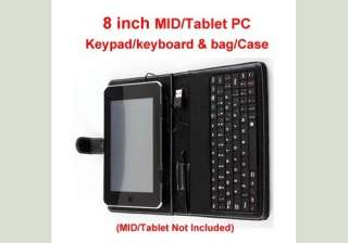 Tablet MID Laptop Case Cover With USB QWERT Keyboard  