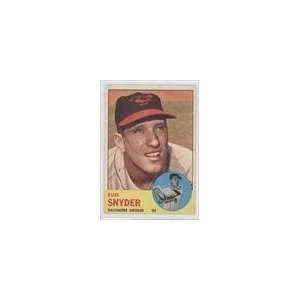  1963 Topps #543   Russ Snyder Sports Collectibles