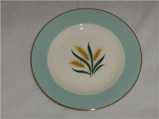 International D.S VIKING Teal/Wheat Small B & B Plate/2  