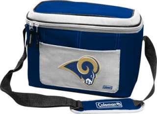 St. Louis Rams NFL 12 Can Cooler Coleman Soft Side Shoulder Strap NEW 