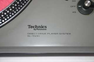 technics sl 1500 turntable original owner DJ   