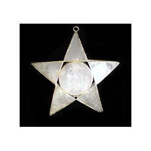  Capiz Shell Christmas Star Ornament 