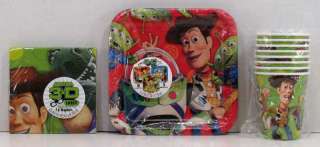 Toy Story 3 Birthday Party 8 Plates Cups 16 Napkins  