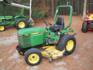 1989 John Deere 755 Diesel 4WD Tractor 4W Snow Plow 3 pt Hitch 60 