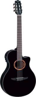Yamaha NTX700BL Acoustic Electric Classical Guitar, Black, NEW  