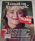 1981 Tylenol pain medicine McNeil   Barbara LINDER ad