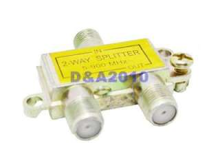WAY CABLE TV SPLITTER 5 900MH Digital Analogue Satellite Coaxial Out 