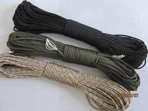    Rope Cord Paracord 7 Core 100FT Survival Kits Outdoor umbrella rope