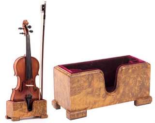 bow holder makes this a great stand to hold or show your 4 4 violin 