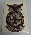 USAF Fire Protection Firefighter Desert Patch $10.00 