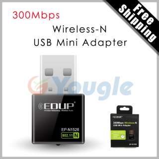   300Mbps Wireless WiFi USB Network 802.11n/g/b LAN Adapter Card  