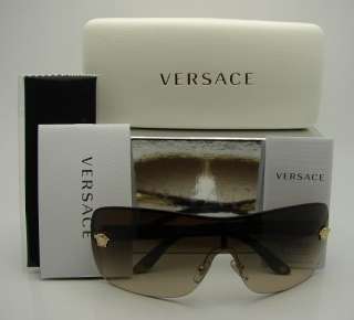 Authentic VERSACE Shield Sunglasses 2119   100213 *NEW*  