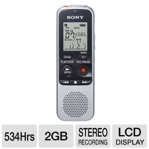  Sony ICDBX112 Digital Voice Recorder   Built in 2GB Flash 
