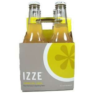 Izze Sparkling Lemon 4 pack (4 12 ounce) Bottles  Grocery 