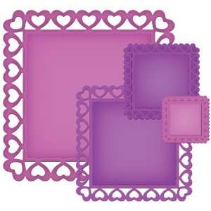  Spellbinders Heart Squares Arts, Crafts & Sewing