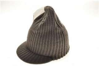Volcom NEW Full Stone Visor Gray Mens Beanie Knit Hat  