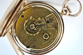   Waltham Model 1857 16k Yellow Gold Hunting Case Pocket Watch  