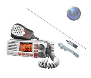 Uniden VHF DSC Marine Radio NEW Flush 25W + Antenna Kit  