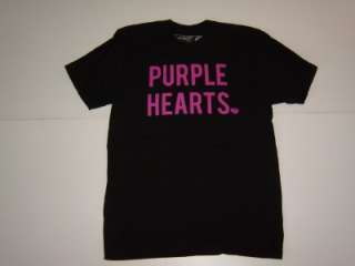 New Vestal Shirt Mens Heart Fitted Large T Shirt L BLK  