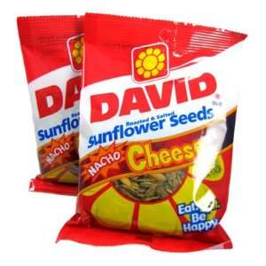 David Sunflower Seeds   Nacho, 5.25oz bag, 12 count  