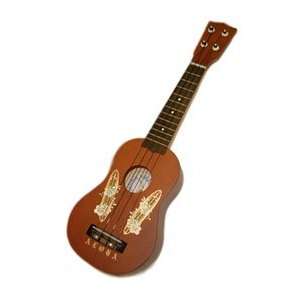  21 Ukulele Surfboard (Brown) Musical Instruments