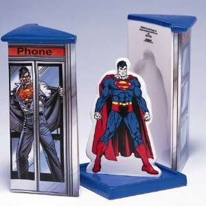  Superman Telephone Booth Salt & Pepper set Kitchen 