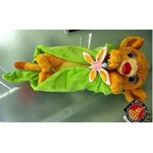  Baby Simba In Leaf Blanket Lion King Plush (Walt Disney 