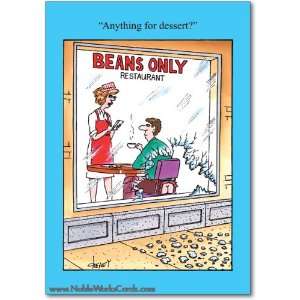   Card Beans Only Humor Greeting Tom Cheney