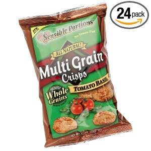   Natural Crisps, Multigrain, Tomato Basil, 1.3 Ounce Bags (Pack of 24