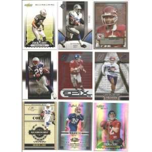  9   Card Lot of NFL Players . . . All Are Serial Numbered 