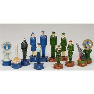  Air Force & Army Theme Chess Set Toys & Games