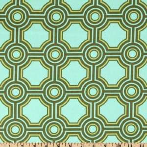  45 Wide Ginseng Square Tiles Glacier Fabric By The Yard 