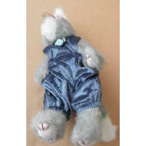 TY Beanie Babies Collectible Whiskers Dressed Up Cat Stuffed Animal 