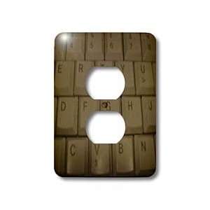   Typewriter Keyboard   Light Switch Covers   2 plug outlet cover Home