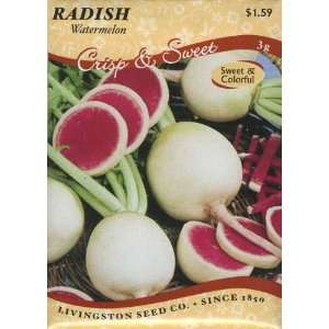  Watermelon Radish Seed Packet Patio, Lawn & Garden