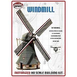   Model Power HO Scale Building Kit   Motorized Windmill Toys & Games