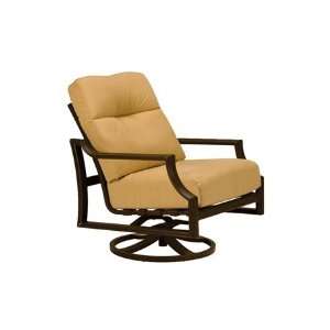 com Tropitone Windsor Cushion Aluminum Arm Swivel Patio Lounge Chair 