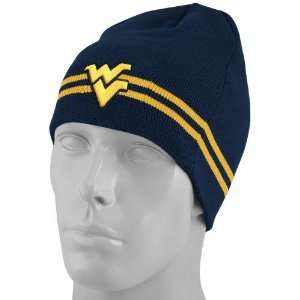 Nike West Virginia Mountaineers Navy Blue Fourth & Long Knit Beanie 